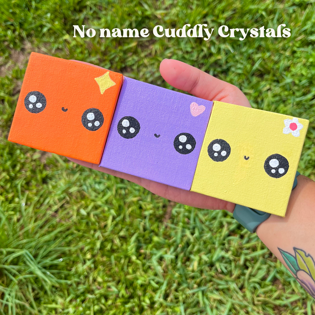 Cuddly Crystal Baby 2x2 Mini Magnet Paintings
