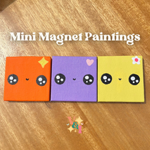 Load image into Gallery viewer, Cuddly Crystal Baby 2x2 Mini Magnet Paintings
