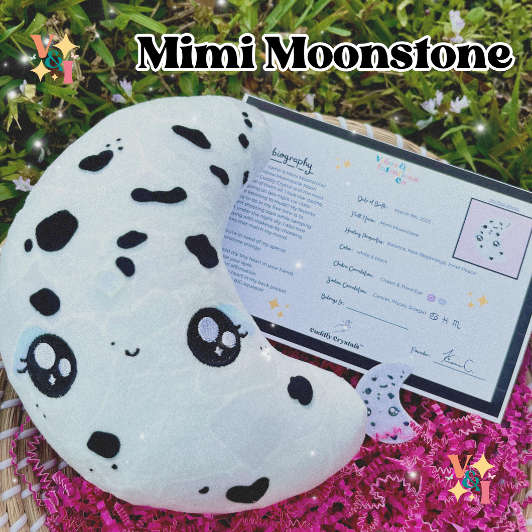 Mimi Moonstone Cuddly Crystal Plushie | Pre-Order