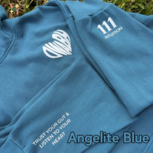 Load image into Gallery viewer, Angelite Blue Angel Number OWABH Collaboration | Custom Hoodies | Pre-Order
