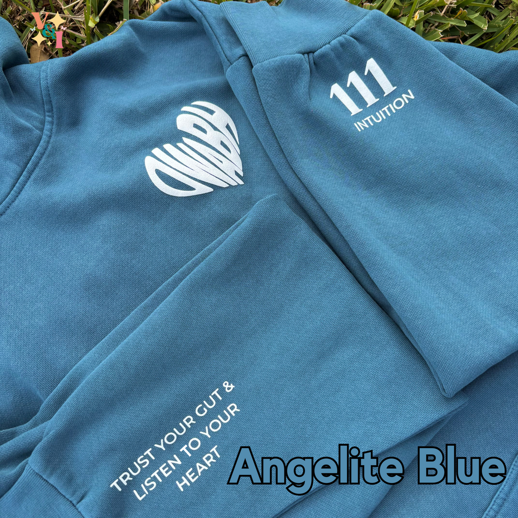 Angelite Blue Angel Number OWABH Collaboration | Custom Hoodies | Pre-Order