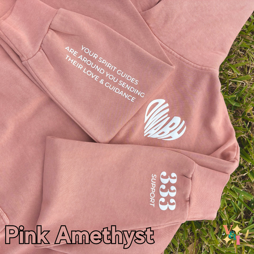 Pink Amethyst Angel Number OWABH Collaboration | Custom Hoodies | Pre-Order