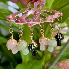 Load image into Gallery viewer, Crystal Wire Wrapped Dangle Earrings
