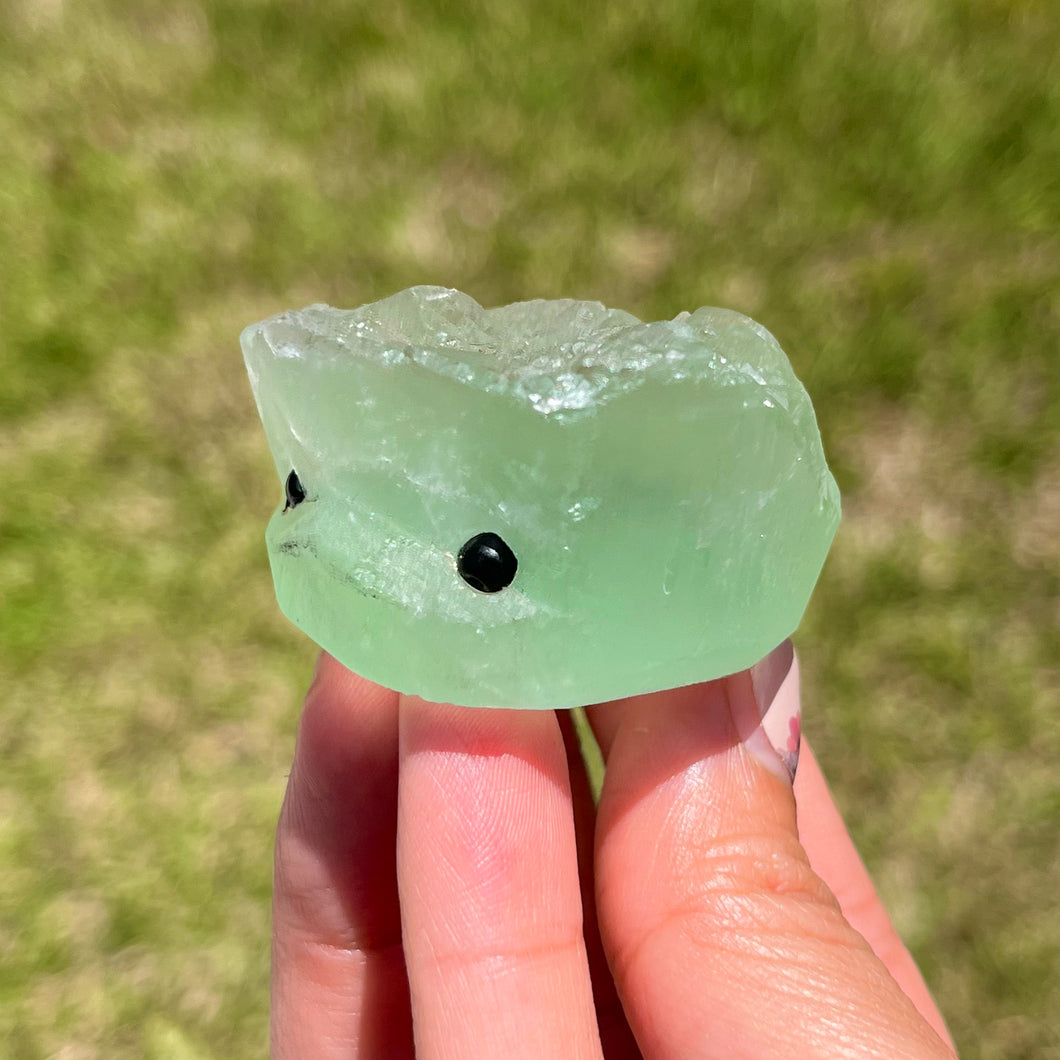 Green Fluorite Hedgehog | Adorable Crystal Hedgehog