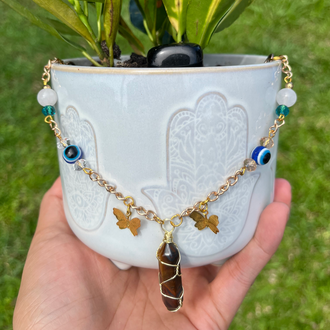 Handmade Gold Planter Jewelry Chain – Vibes and Intentions Co. LLC