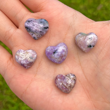 Load image into Gallery viewer, Charoite Mini Heart Crystal

