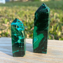 Load image into Gallery viewer, Polished Malachite X Chrysocolla Tower
